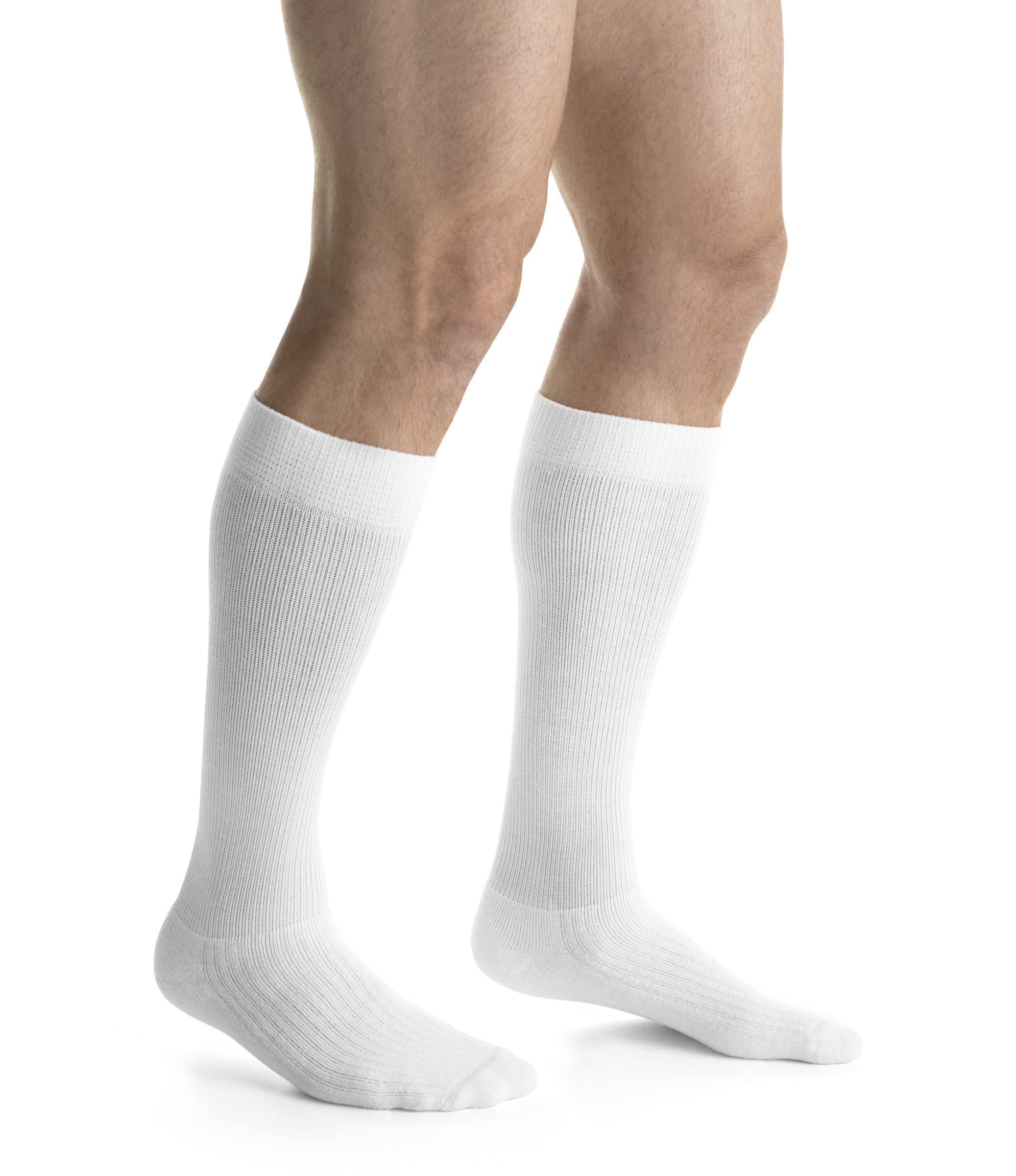 JOBST JOBST 110530 BSN Medical Activewear Sock, Closed Toe, 30-40mmHg, XLFC, White