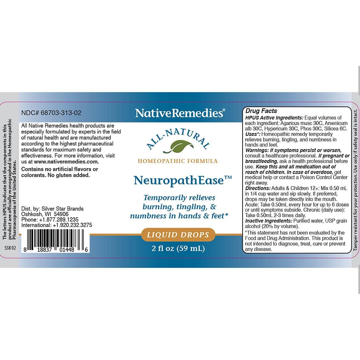 Fox Valley Traders NativeRemedies NeuropathEaseTM 2 Pack