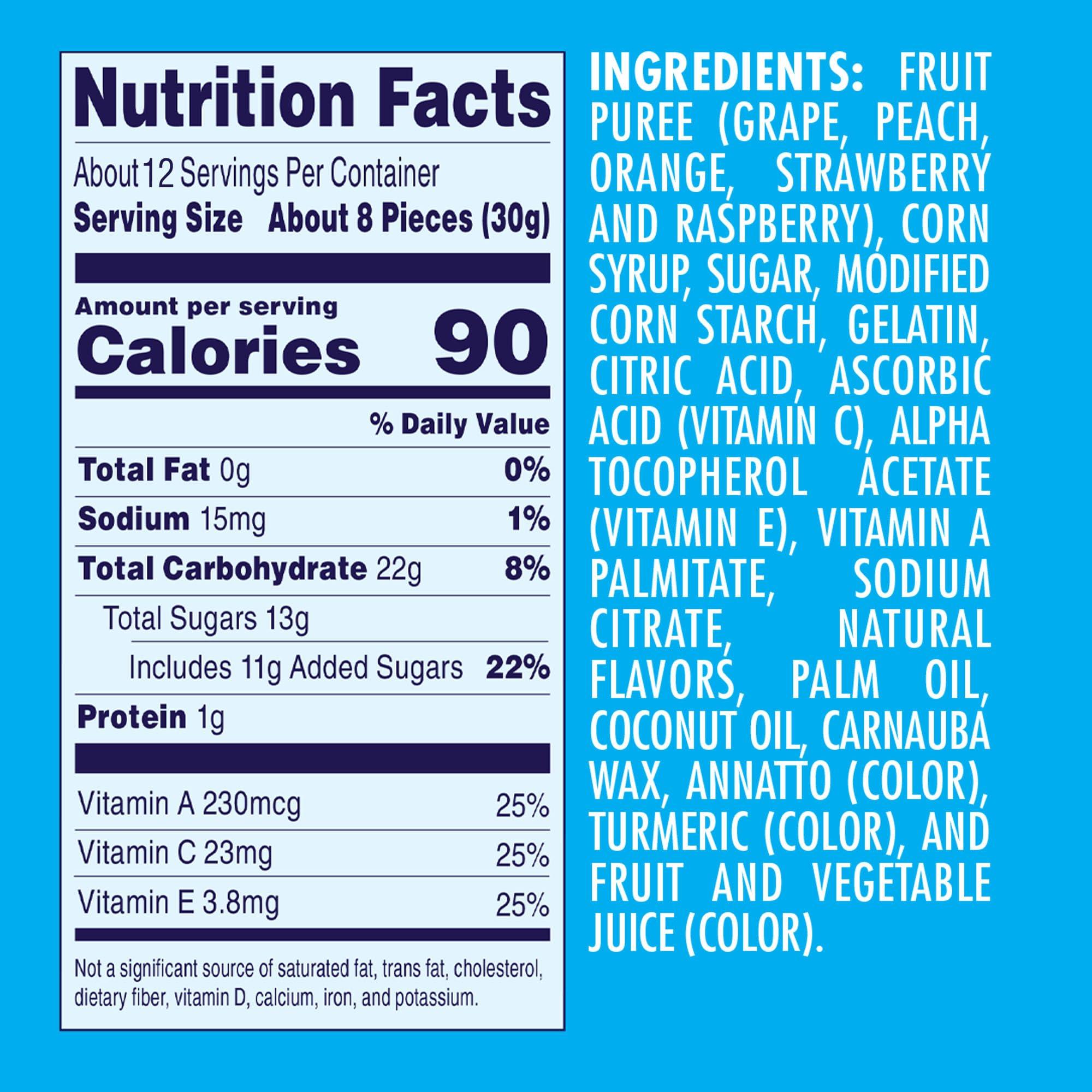 Welch\'s Welch\'s Juicefuls Juicy Fruit Snacks, Mixed Fruit, Fruit Gushers, Gluten Free, 4 Oz Sharing Size Bags (Pack of 3)