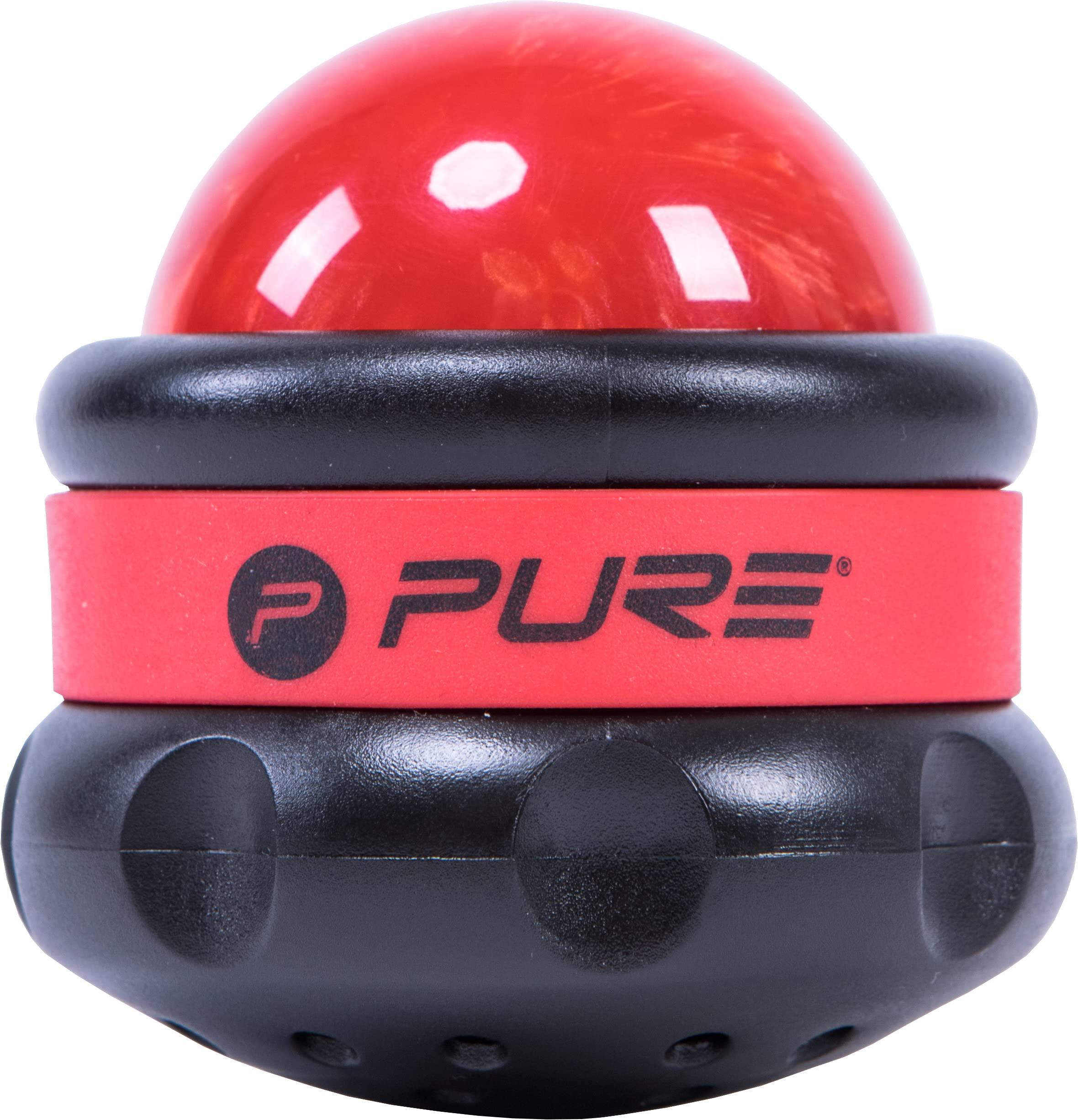 Pure2Improve Pure2Improve Unisex Adult Massage Relax Ball - Black/Red, One Size