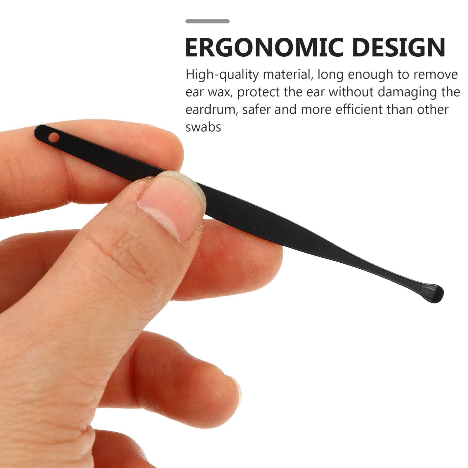 Healifty 2 Sets Ear Picking Tool Stainless Steel Ear Spoon Ear Picks Spiral Ear Clean Tool Ear Wax Picker Ear Wax Removal Tool Ear Cleaner Kit Ear Wax Cleaner Stainless Steel Earpick