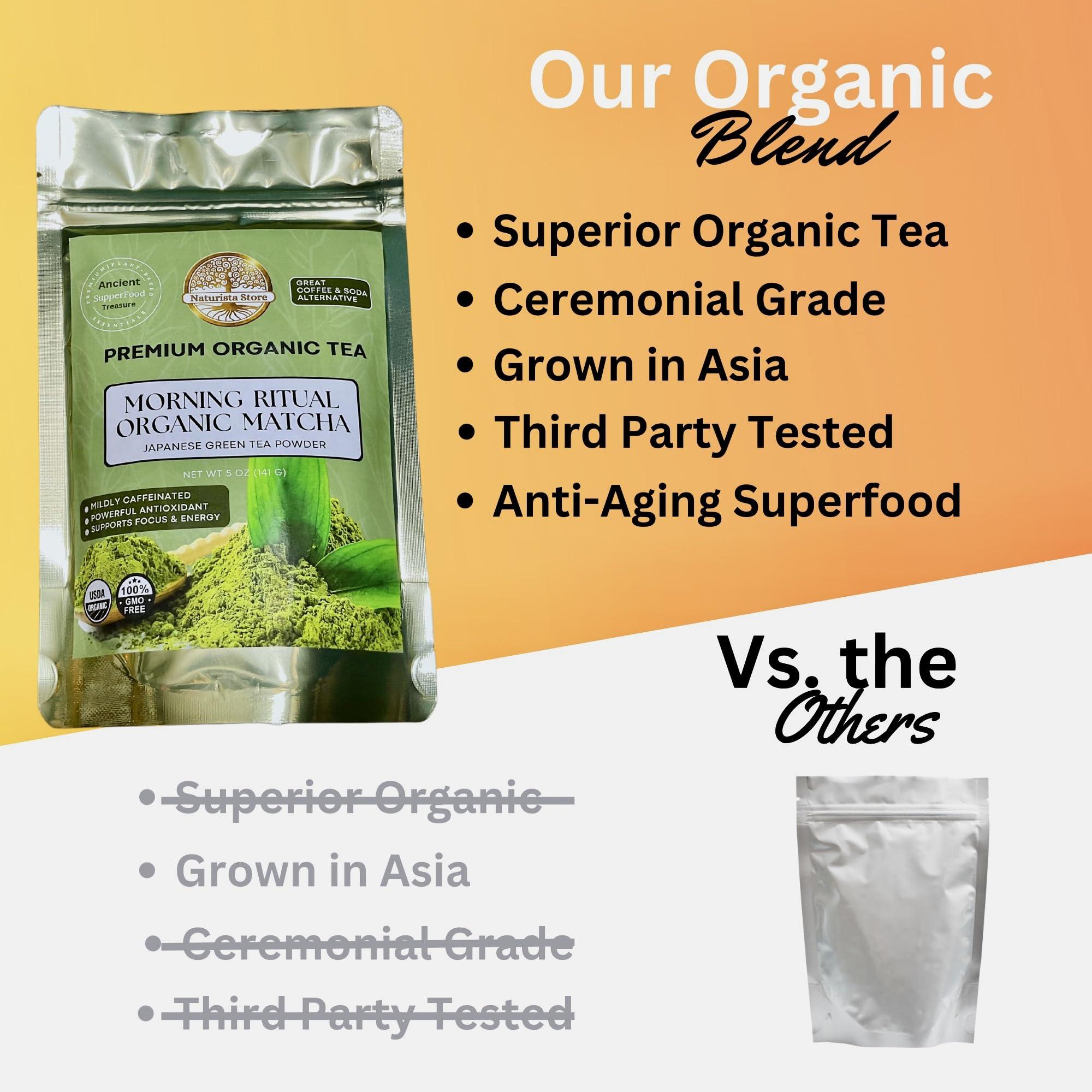 Generic Organic Japanese Ceremonial Grade Matcha Green Tea Powder 5 oz | Grown in Japan