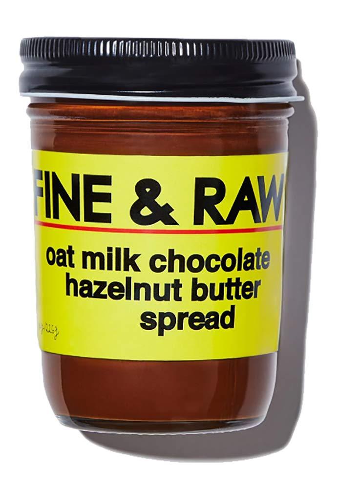 Fine & Raw Fine & Raw Hazelnut Butter Spread 8 Ounce – Clean Ingredients, Vegan, and Organic Hazelnut Spread (Oat Milk Chocolate Hazelnut)