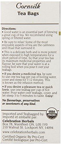 Celebration Herbals Celebration Herbals Organic Cornsilk Tea Caffeine Free - 24 Herbal Tea Bags