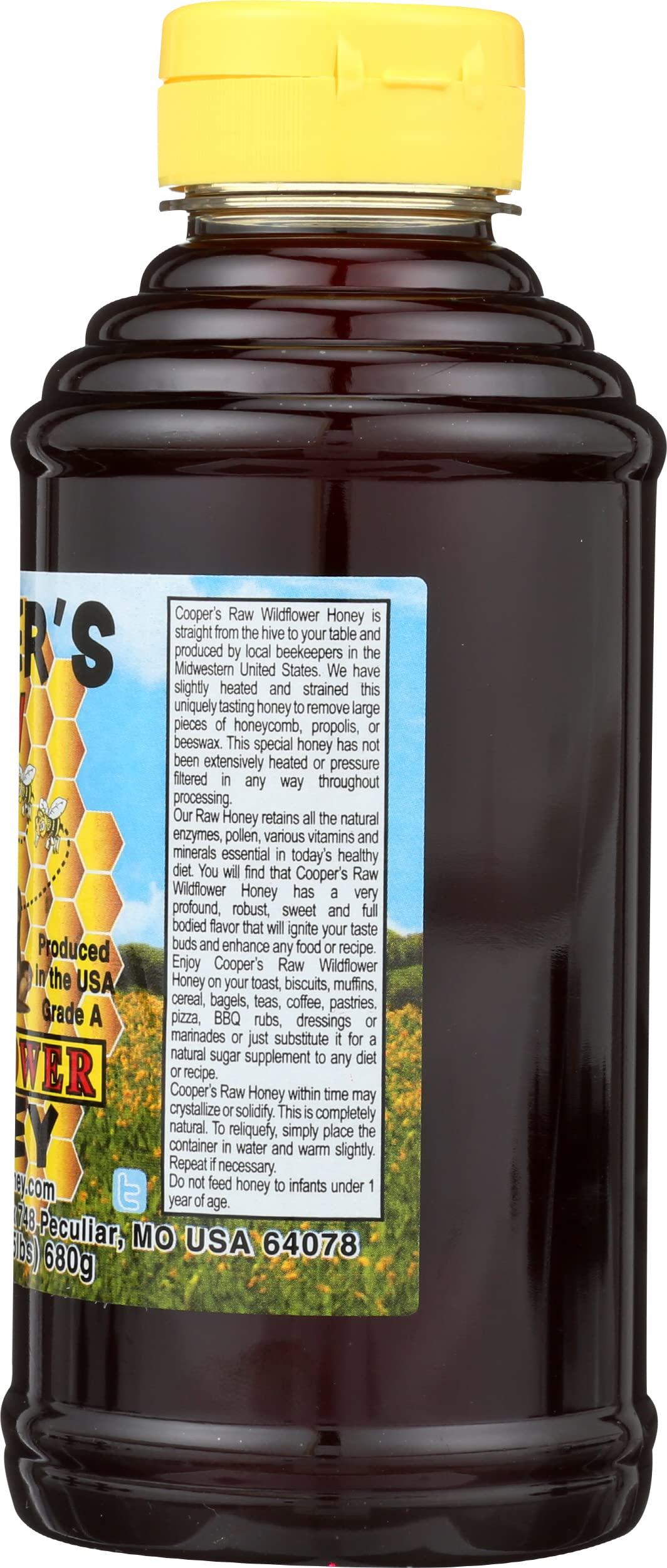 Coopers Honey COOPERS HONEY Raw Honey, 24 OZ