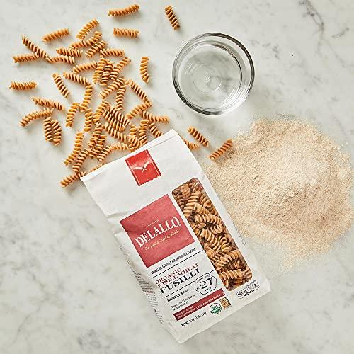 DeLallo DeLallo, Pasta, Whole Wheat, Fusilli # 27, 16 oz