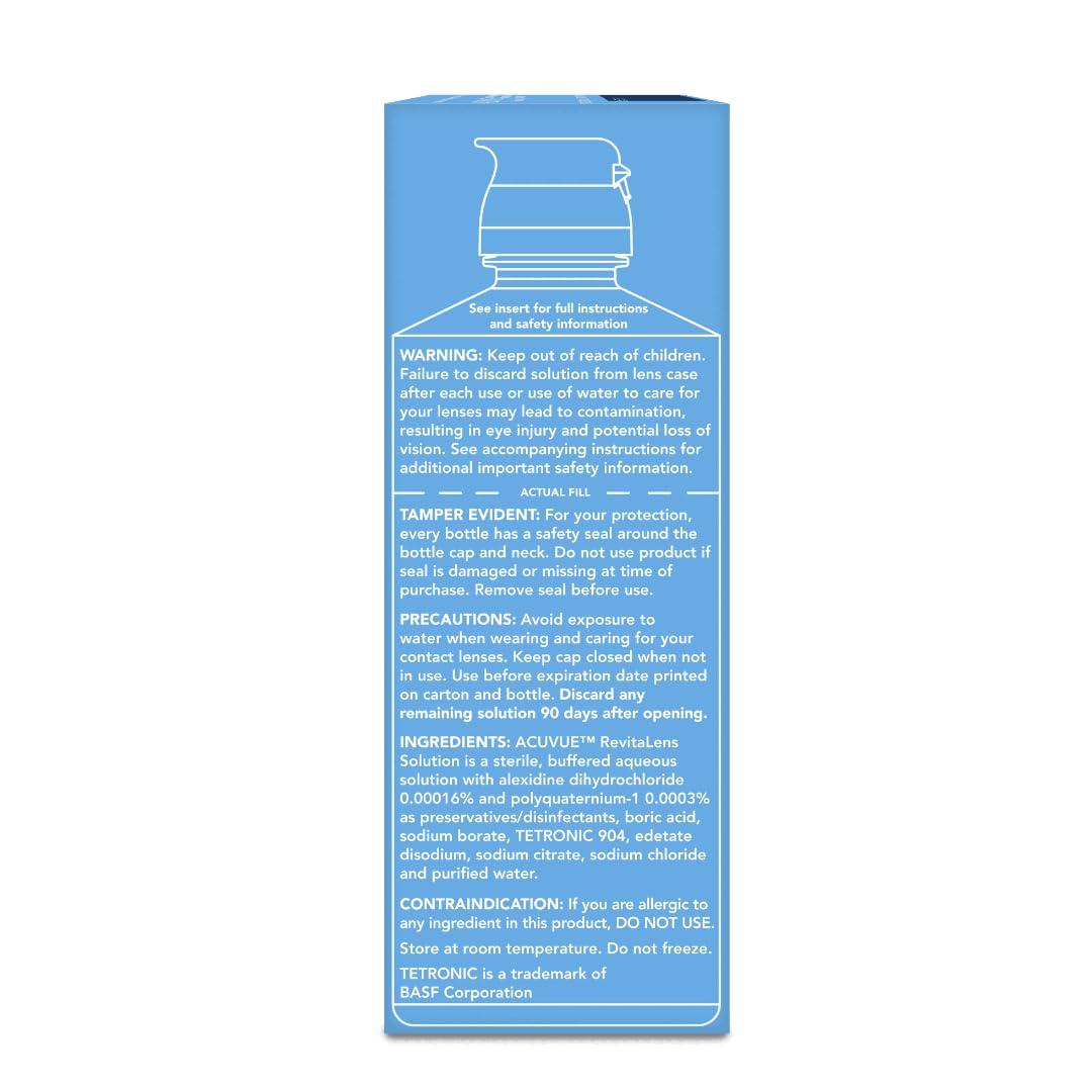 Kozens ACUVUEE Revita-Lens Multi-Purpose Disinfecting Solution (Pack of 2-10oz)