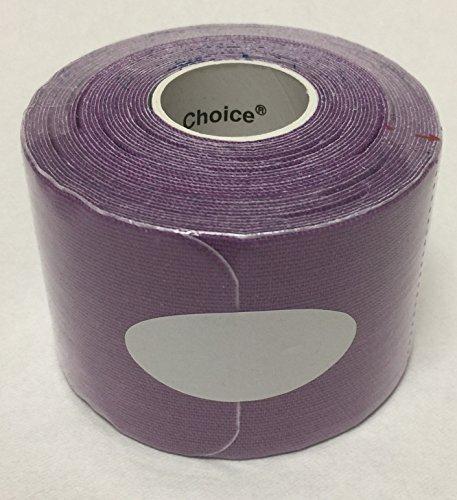 Therapist’s Choice Therapist’s Choice® Kinesiology Tape Pre-Cut Roll (2-Inch x 16.4-Feet) (Light Purple)
