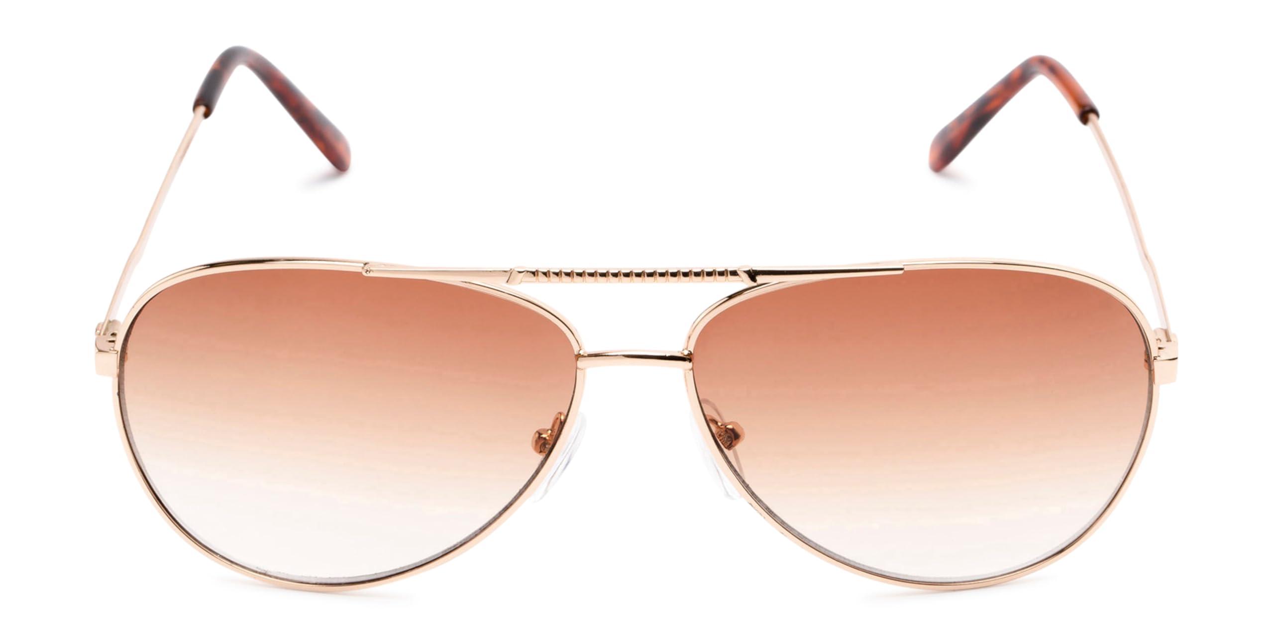 Readers Readers.com Reading Sunglasses: The Conrad Reading Sunglasses, Metal pilot Style for Men and Women