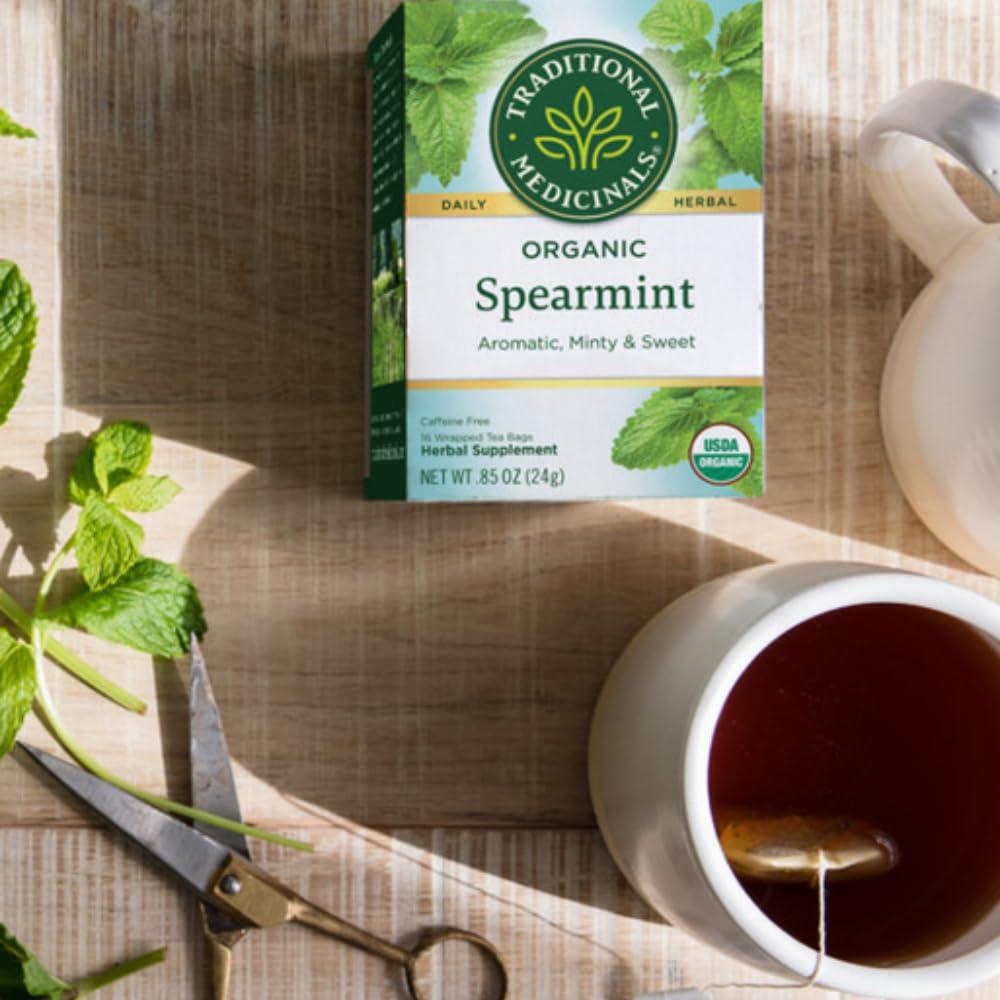 Traditional Medicinals Traditional Medicinals Tea Organic Spearmint 16ct, 6Pack