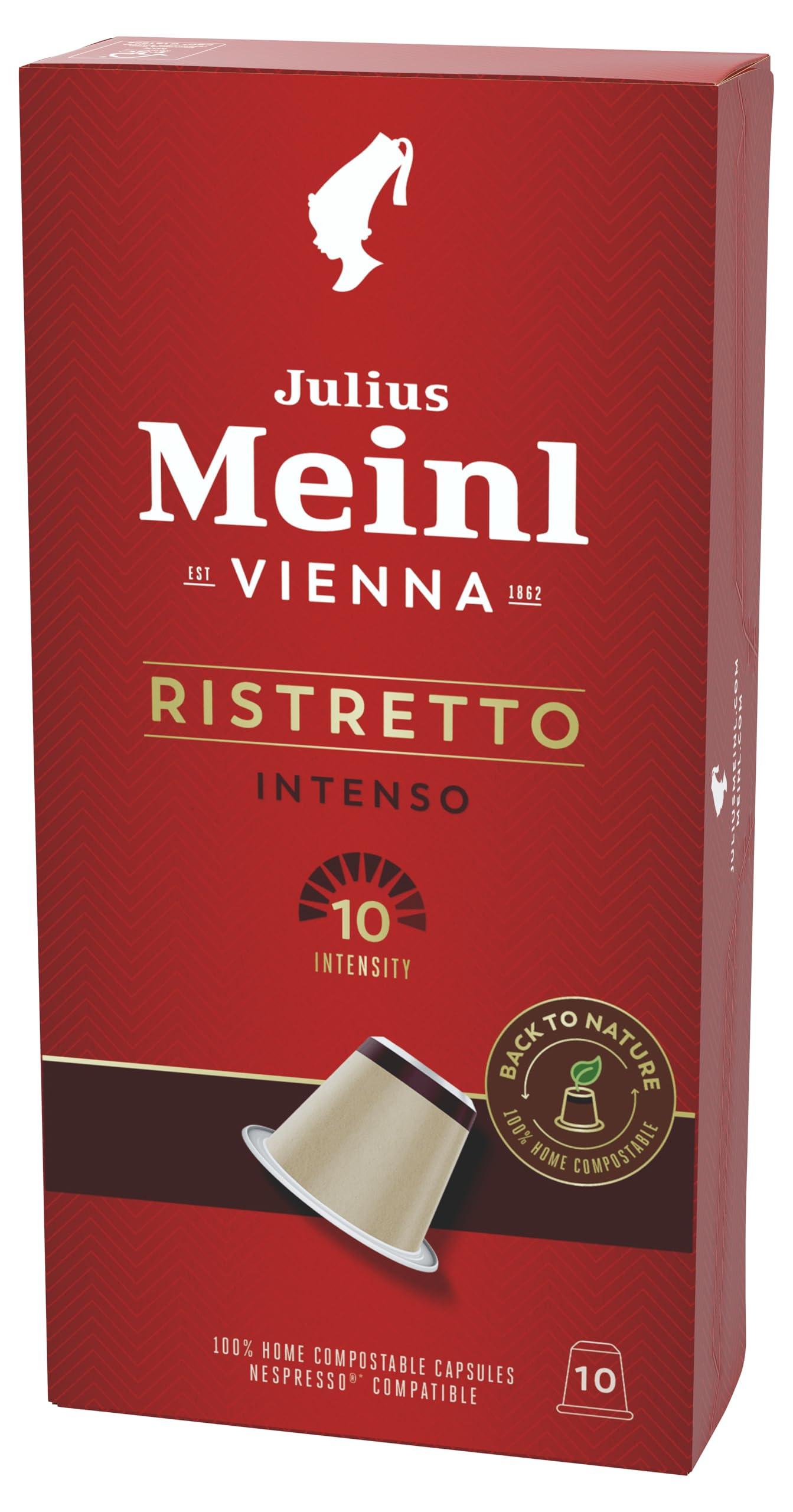 Julius Meinl Julius Meinl Ristretto Intenso Biodegradable Nespresso Capsules 10ct