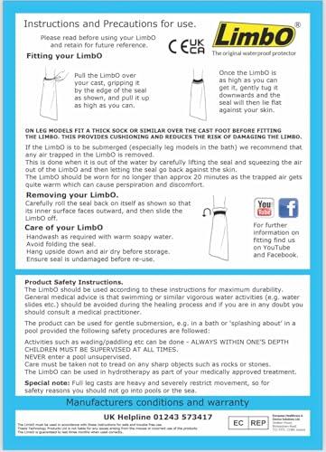 LimbO LimbO Waterproof Protectors PICC Line/IV Line Cover (M75 Weight: 154-238 pounds)