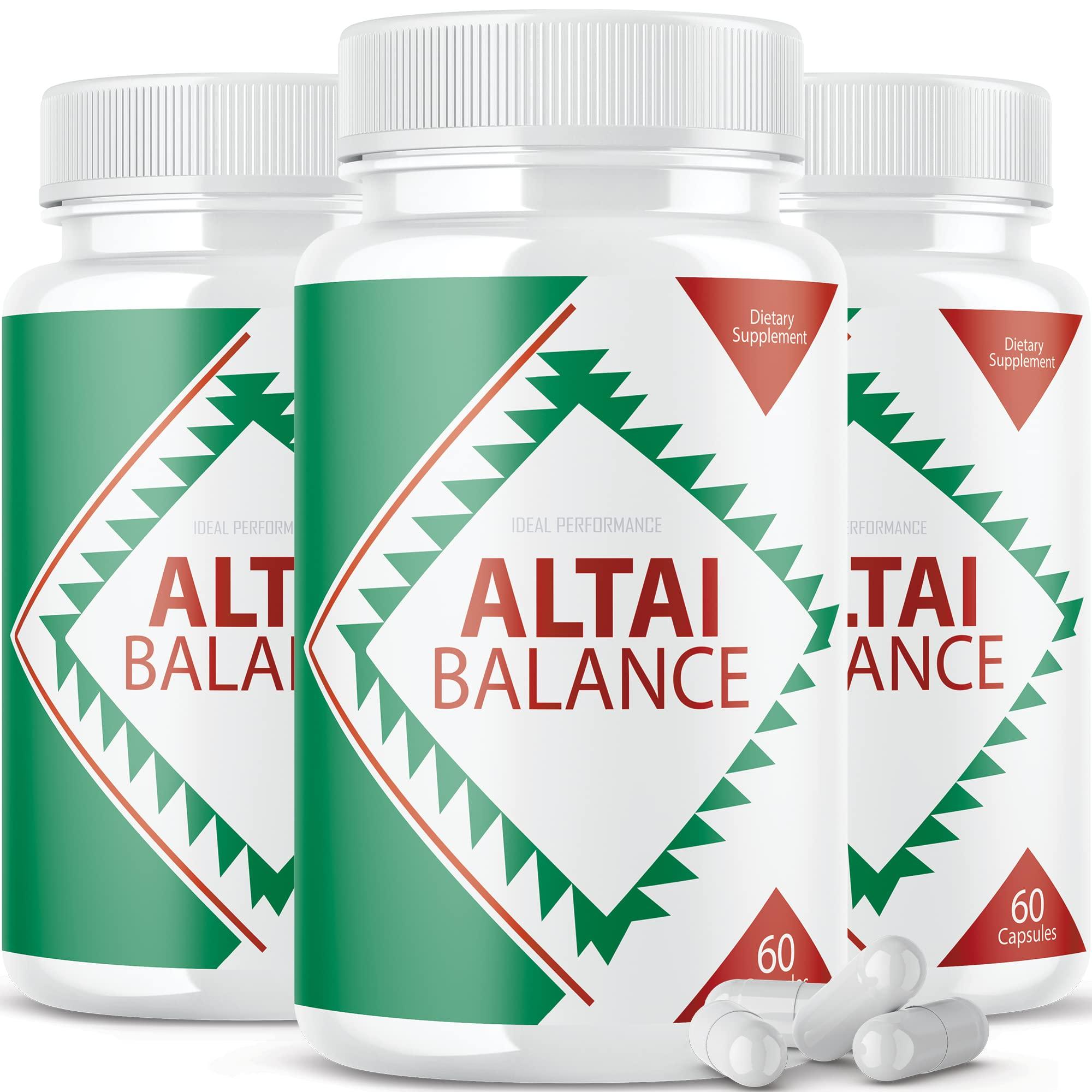 IDEAL PERFORMANCE IDEAL PERFORMANCE (Official) Altai Balance Support Formula Pills Supplement (3 Pack)