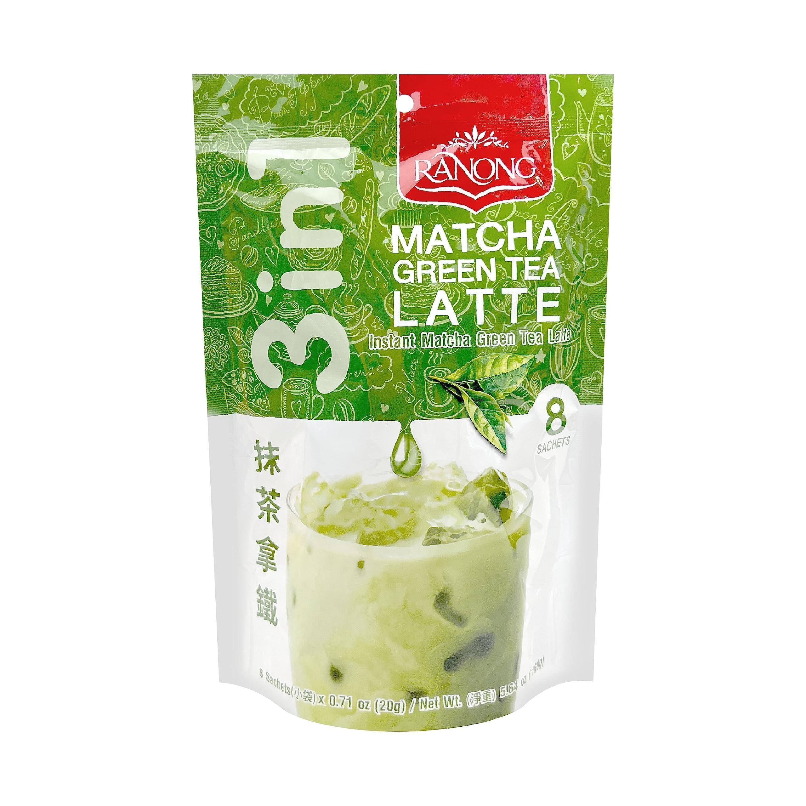 Ranong Tea Ranong Tea, 3 in 1 Instant Matcha Green Tea Latte, net weight 160 g (Pack of 1 piece) / 8y KK