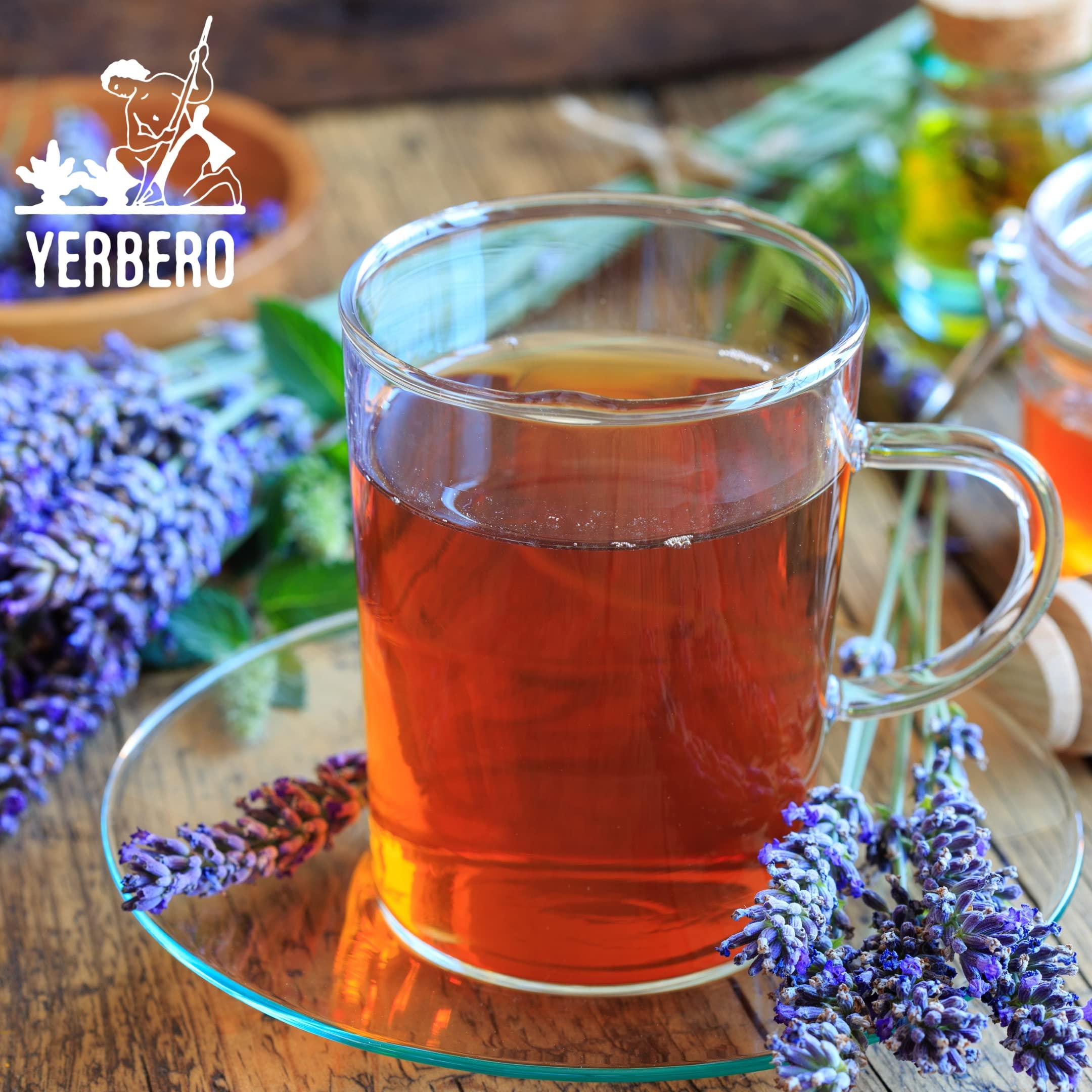 YERBERO Yerbero - Alucema Herbal Tea 6 Oz (170 g) | Flor De Lavanda (Lavander Flower) | Premium Blend Stand Up Resealable Bag Crafted By Nature100% All Natural Wildcrafted.