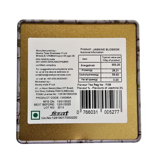 newby Newby Jasmine Blossom Green Tea Caddy, 125g