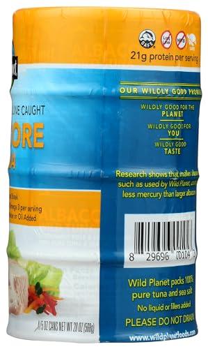 Wild Planet Wild Planet Wild Albacore Tuna Cans, 5 Ounce, 4 Pack