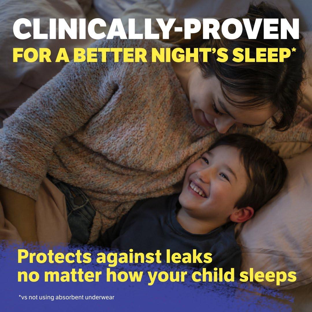 GoodNites Goodnites and Wipes Bundle: Goodnites Underwear for Boys, Extra Small, 44ct & Huggies Natural Care Sensitive Wipes, Unscented, 12 Flip-Top Packs (768 Wipes Total) (Packaging May Vary)