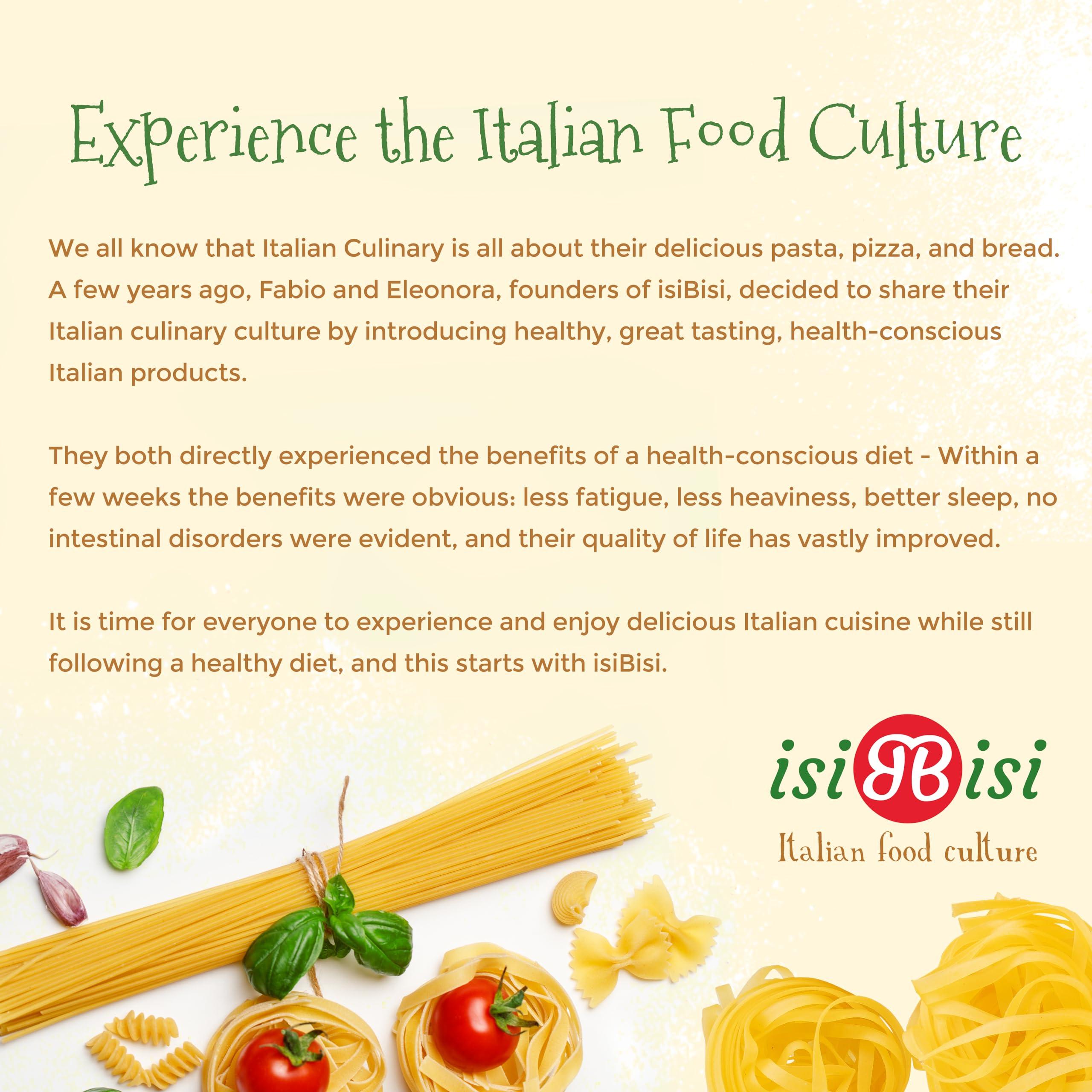 isiBisi isiBisi Gluten Free Fettuccine Nest Italian Pasta Noodles Healthy, Authentic, Corn and Rice Pasta Vegan, Non-GMO, Made in Italy Organic Pasta (2-Pack)