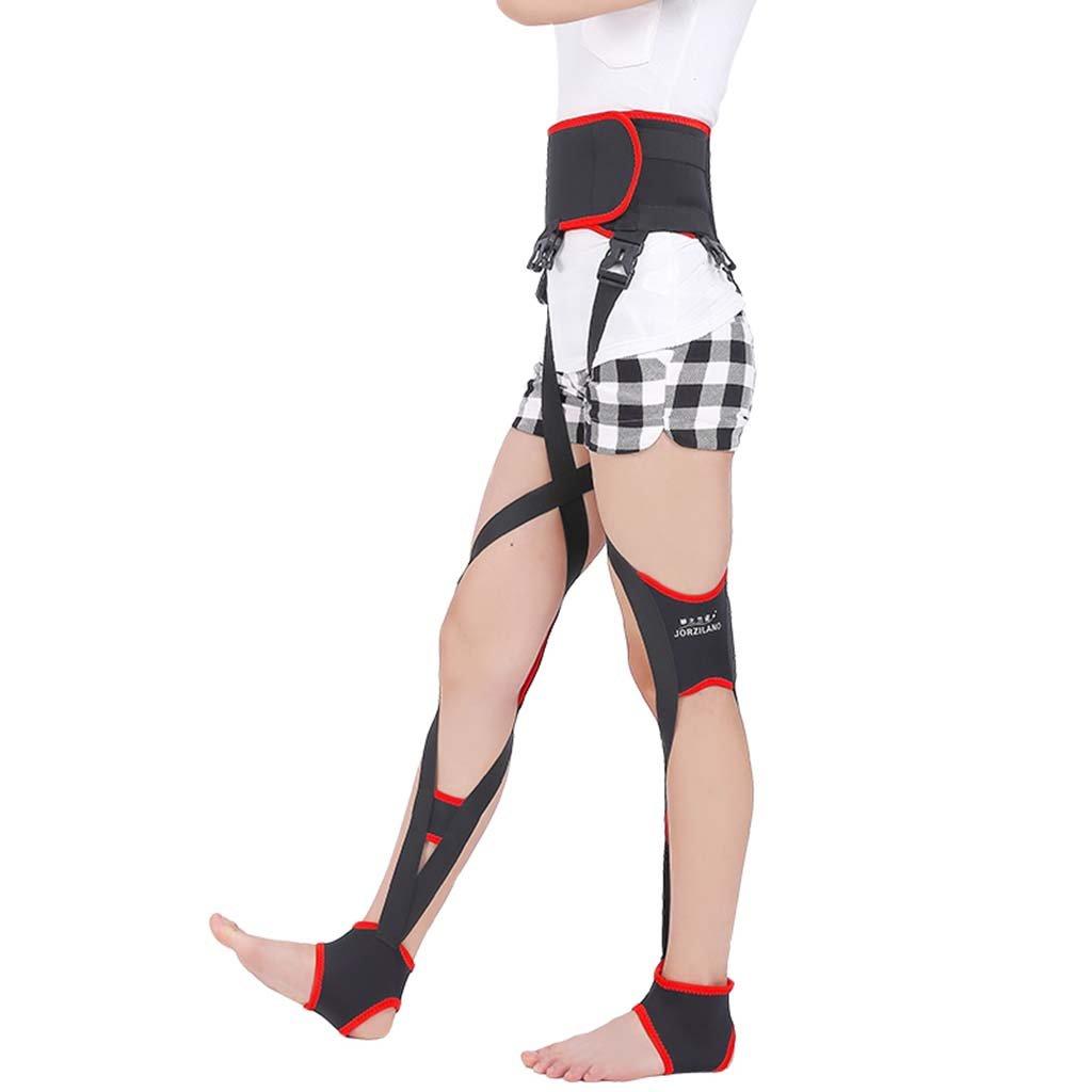 LGWG O/X Leg Type Correction Belt Adjustable Leg Correction Band, Correction Brace Belt Knock Knees Valgus Deformity Bow Legs Band Straighten Belt,M