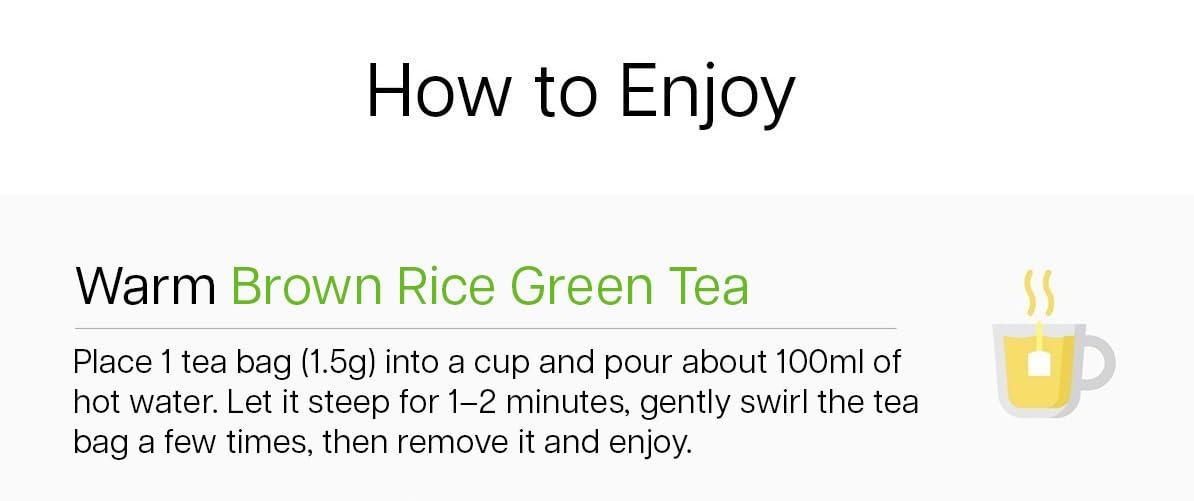 Damtuh Damtuh Korean Brown Rice Green Tea Genmaicha Tea 150 Tea Bag (Pack of 1)