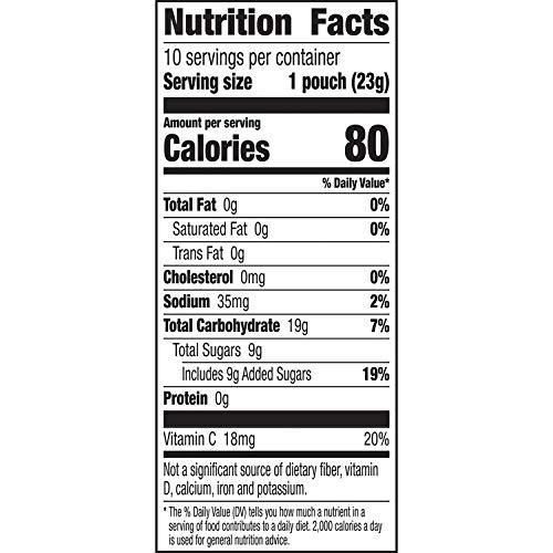 Betty Crocker Pokemon Fruit Flavored Snacks, Treat Pouches, Gluten Free, 10 ct