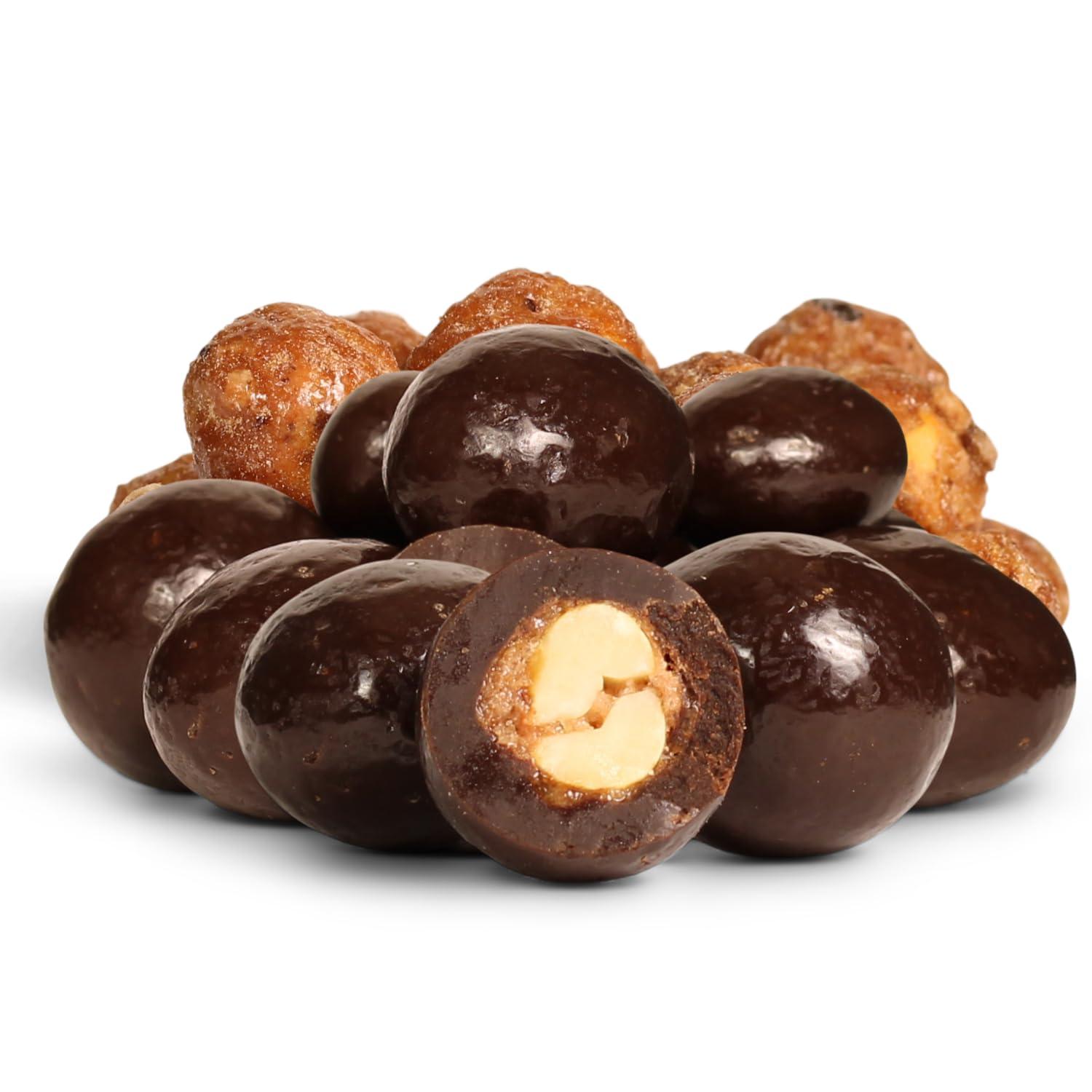 It\'s Delish Chocolate Covered Toffee Coated Peanuts by It\'s Delish, 12 Oz Bag | Dark Chocolate Candy Nuts Bulk Peanut Chocolates Sweet & Crunchy Nut Snack | Vegan, Kosher