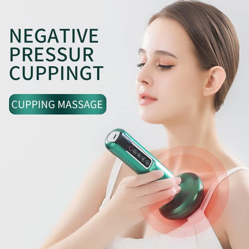 wregin Sculpiflex - Sculpiflex Cellulite Machine, 100% Gentle Sculpiflex Cellulite, Cordless - Sculpiflex Anti Cellulite Machine - Cupping Massager for Cellulite, With Pressure Relief and Timing (C-white)