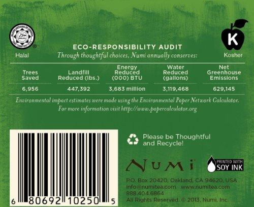 Numi Numi Organic Tea Mate Lemon, 18 Count (Pack of 2), Yerba Mate Green Tea Blend (Packaging May Vary)