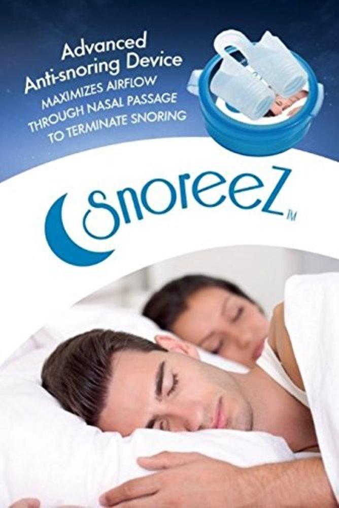 SnoreeZ(TM) SnoreeZ(TM) Anti-Snore Premium Nose Vent – Snoring Solution – Stop Snoring Aid Naturally And Instantly – Simple Effective Anti-Snore Device - Set of 4