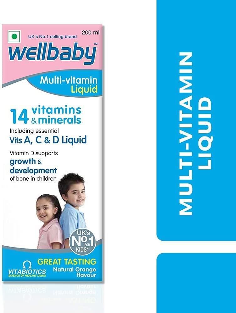 SJH SJH Wellbaby Multivitamin Liquid for Baby