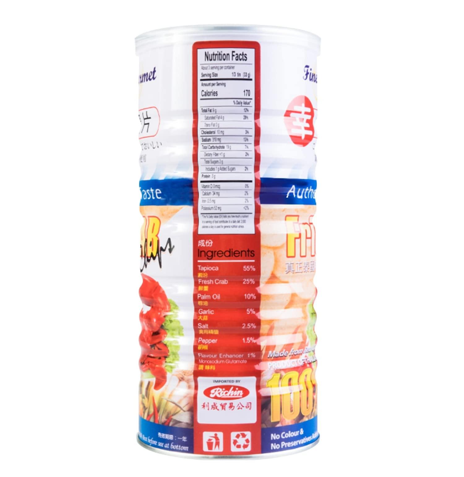 Generic 1 Pack - Finest Thai Gourmet Fried Crab Chip - Banh Phong Cua -100g