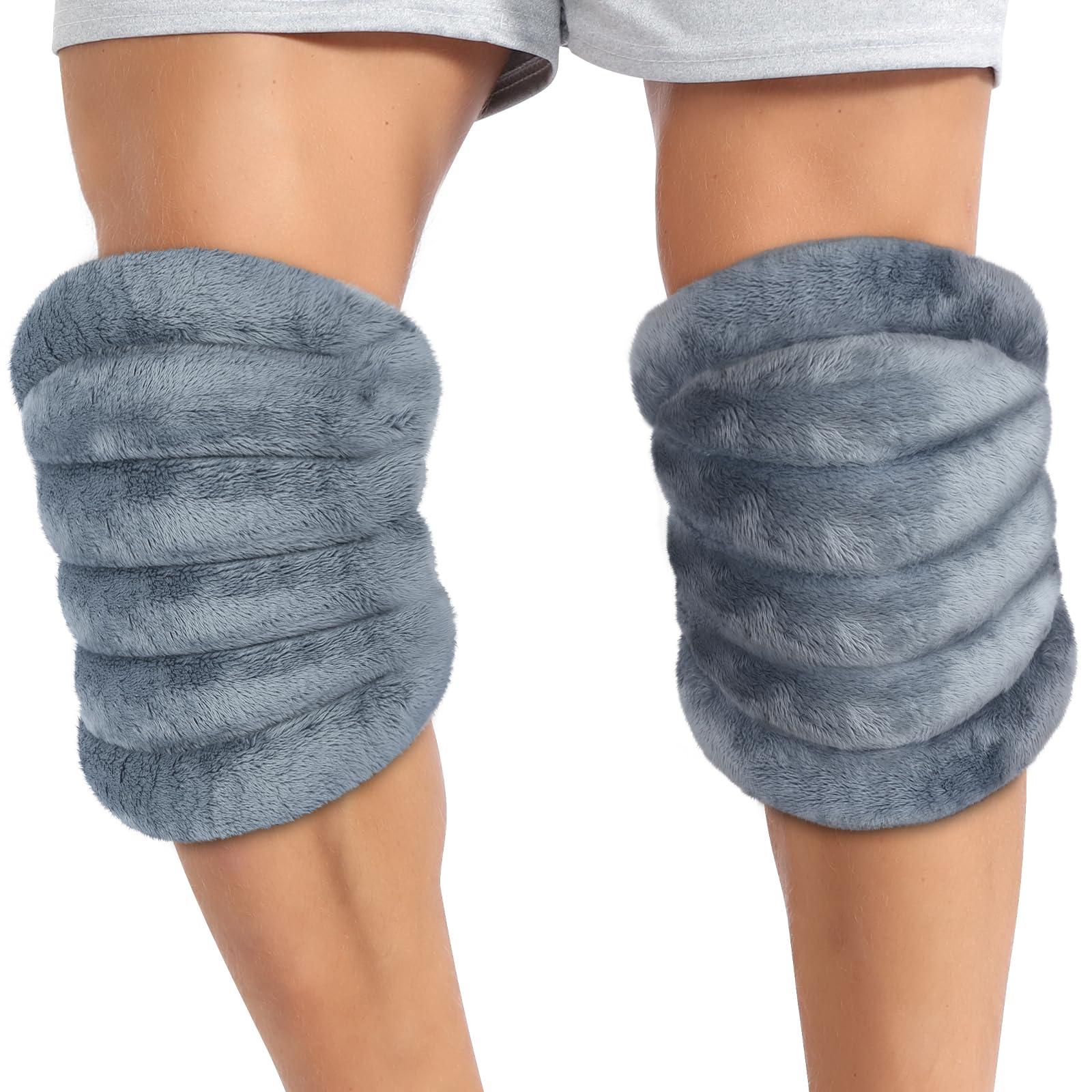 Atsuwell Atsuwell Microwave Heating Pad for Knee, Microwavable Heated Knee Wrap for Elbow, Cramps, Muscle, Joint, Knee Heating Pad Microwavable for Warm Compression, 2 Packs
