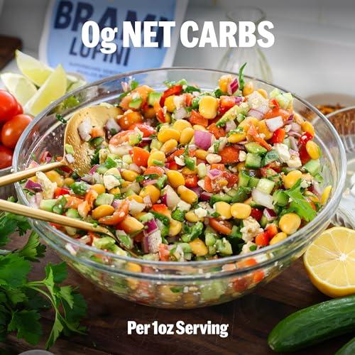 BRAMI BRAMI Lupini Beans Snack, Chili & Lime, 7g Plant Based Protein, 0g Net Carbs, Vegan, Vegetarian, Keto, Mediterranean Diet, Non Perishable, 5.3 oz