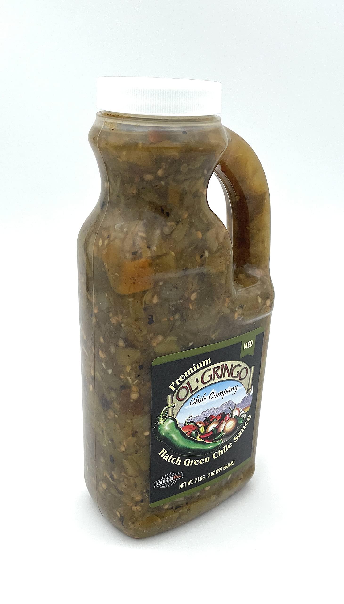 Ol' Gringo Chile Company Ol' Gringo Chile Company Premium Hatch Green Chile Sauce Medium 35 Ounce Bottle