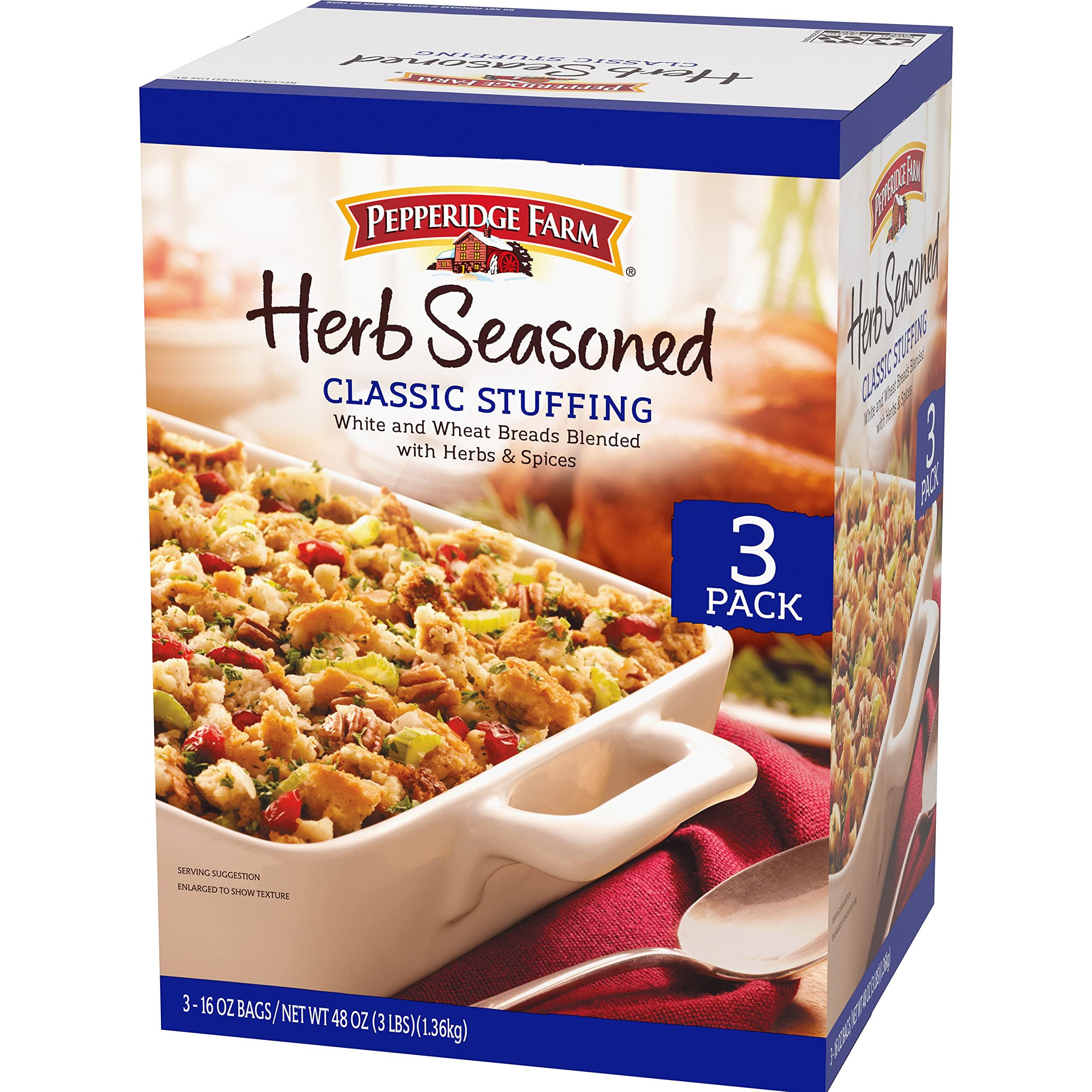 Pepperidge Farm Pepperidge Farm Herb Seasoned Classic Stuffing, 16 Oz (Pack of 3)