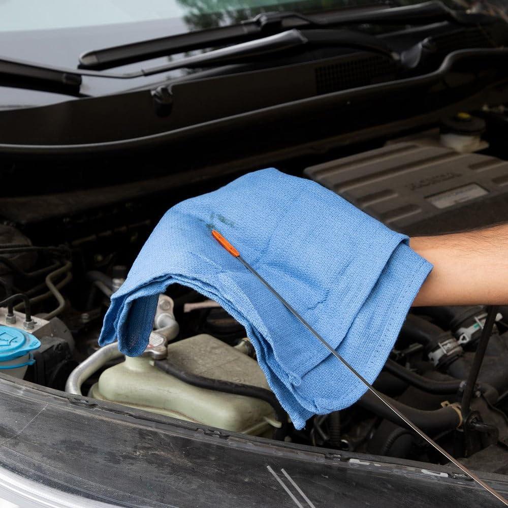 PRO SOURCE PRO SOURCE 5 Lb Box Virgin Surgical Lint-Free Blue Cotton Huck Towels: 16\" x 25\"