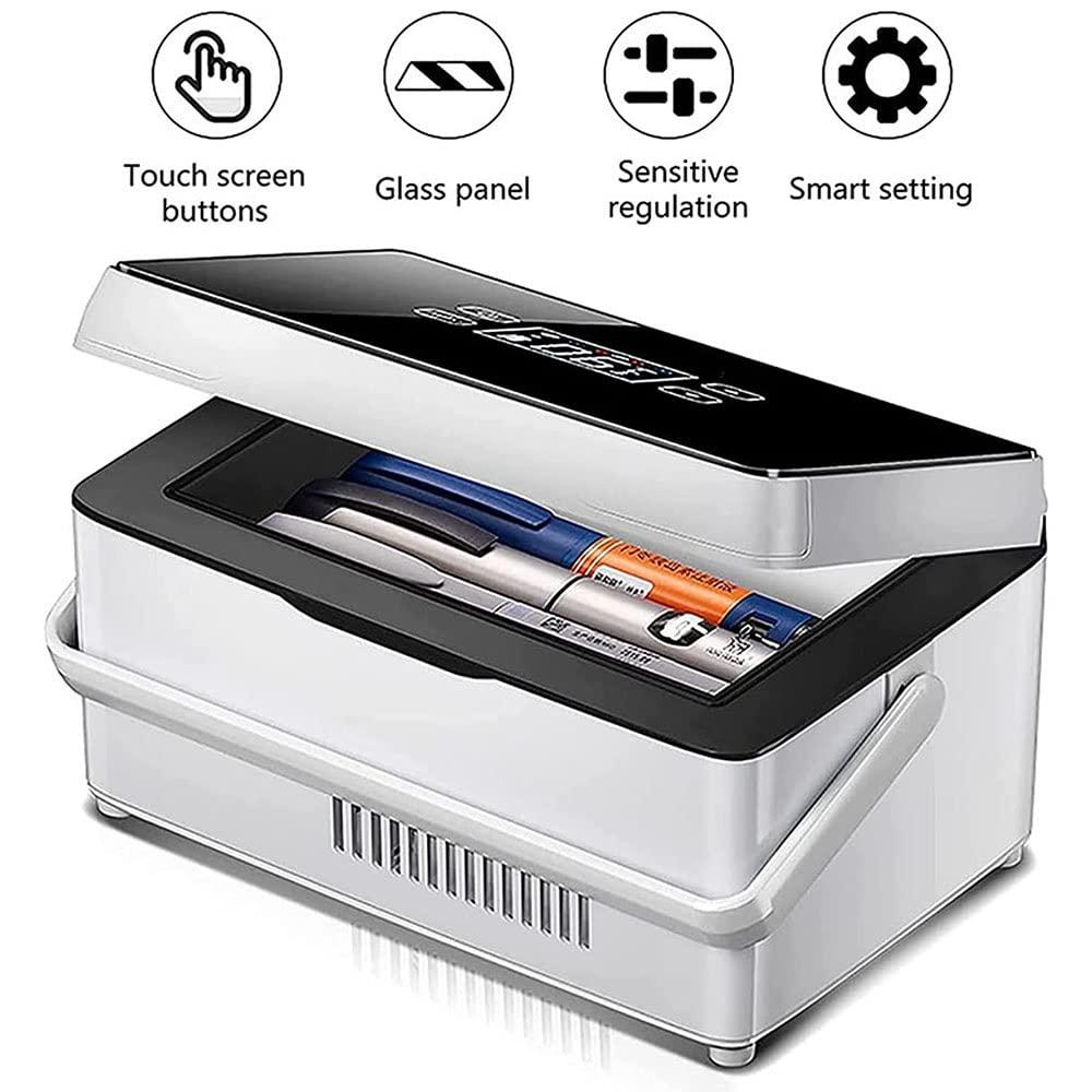 TOYOCC Fridges Mini Medicine Refrigerator And Insulin Cooler, Portable Medicine Refrigerator,Portable Insulin Cooler Travel Case