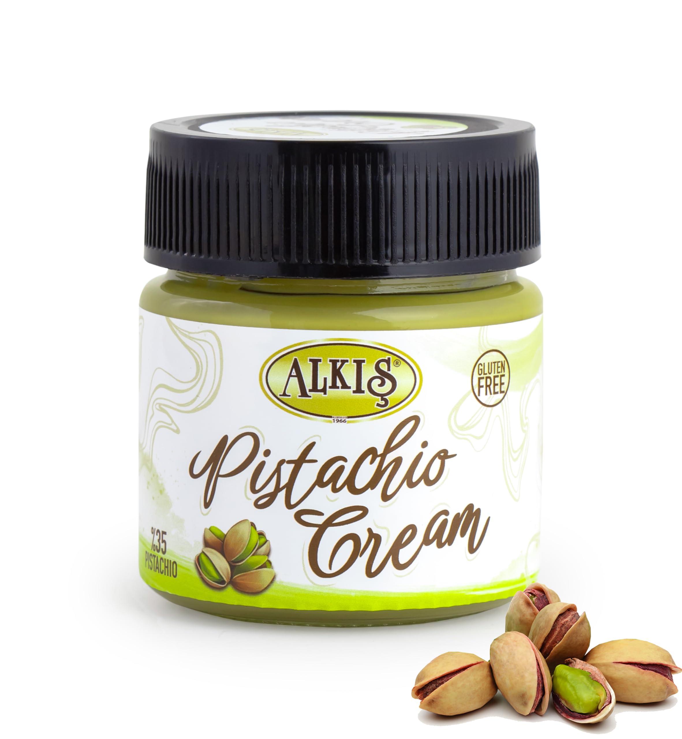 Alkis Pistachio Cream, Pistachio Paste, Pistachio Spread, Pistachio Cream for Dubai Chocolate Bar, 7.05 oz.(200gr)