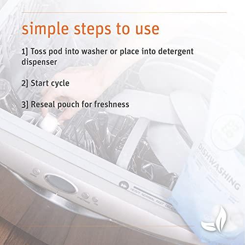 Grab Green Grab Green Automatic Dishwashing Detergent Pods, 132 Count, Thyme Fig Leaf Scent, Plant and Mineral Based, Superior Cleaning, Powerful Grease Removal,