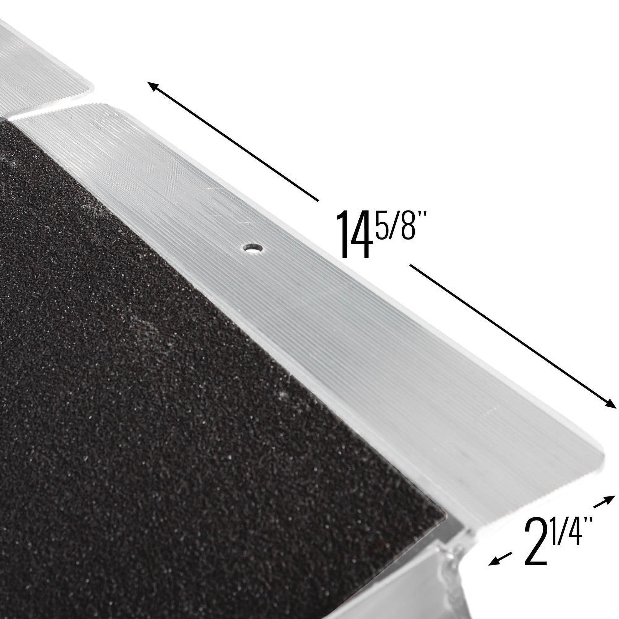 Rage Powersports Silver Spring 12' L Aluminum Multi-Fold Wheelchair Ramp with Grit Coat Surface -600 lb. Weight Capacity