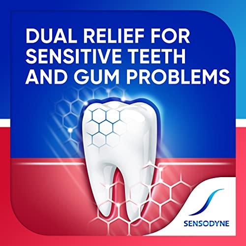 Sensodyne Sensodyne Sensitivity & Gum Whitening Toothpaste, Toothpaste for Sensitive Teeth & Gum Problems, 3.4 Ounces (Pack of 3)