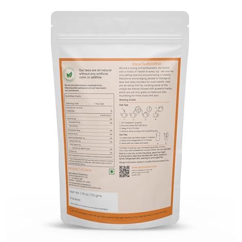 TEANOURISH TeaNOURISH Darjeeling First Flush Black Tea | Single Estate Refreshing & Aromatic | Loose Leaf Tea | Freshly Sourced Direct From Origin - 1.76oz/50g