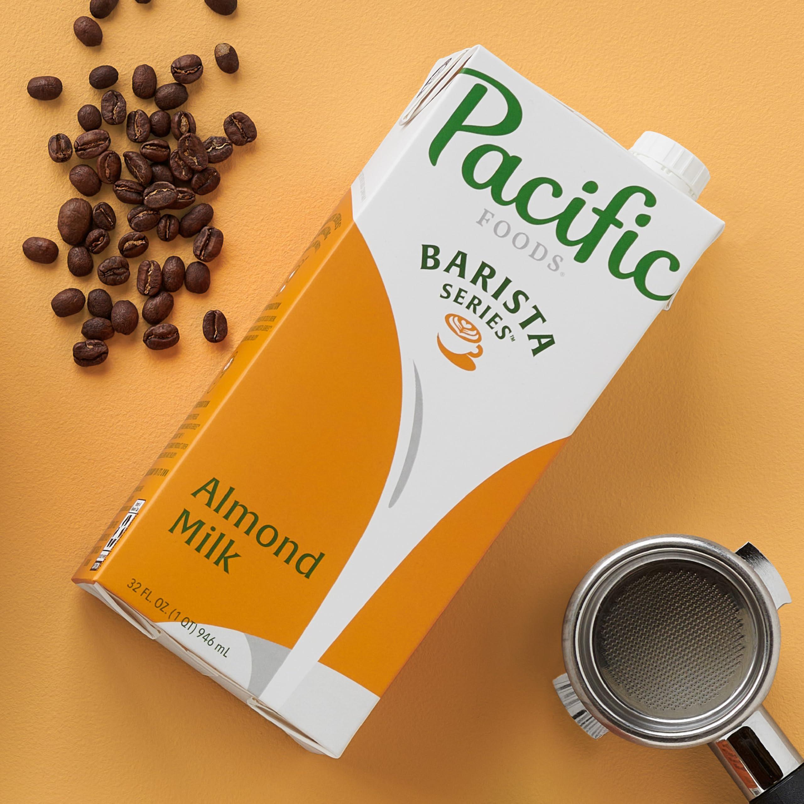 Pacific Foods Pacific Foods Barista Series Original Almond Milk, Plant Based Milk, 32 oz Carton (Pack of 4)