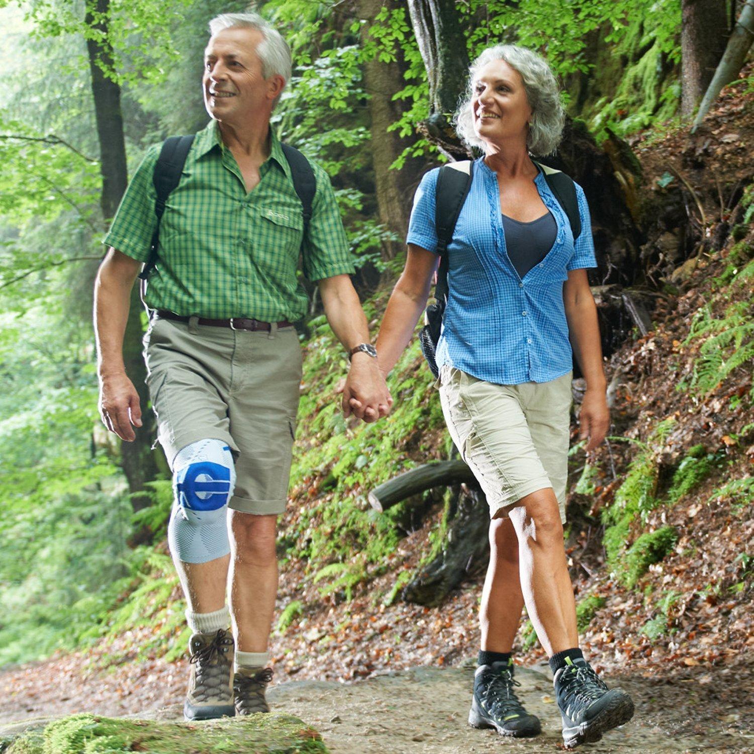 Bauerfeind Bauerfeind - GenuTrain P3 - Patella Knee Support - For Misalignment of the Kneecap - Left Knee -Size 6 - Color Nature