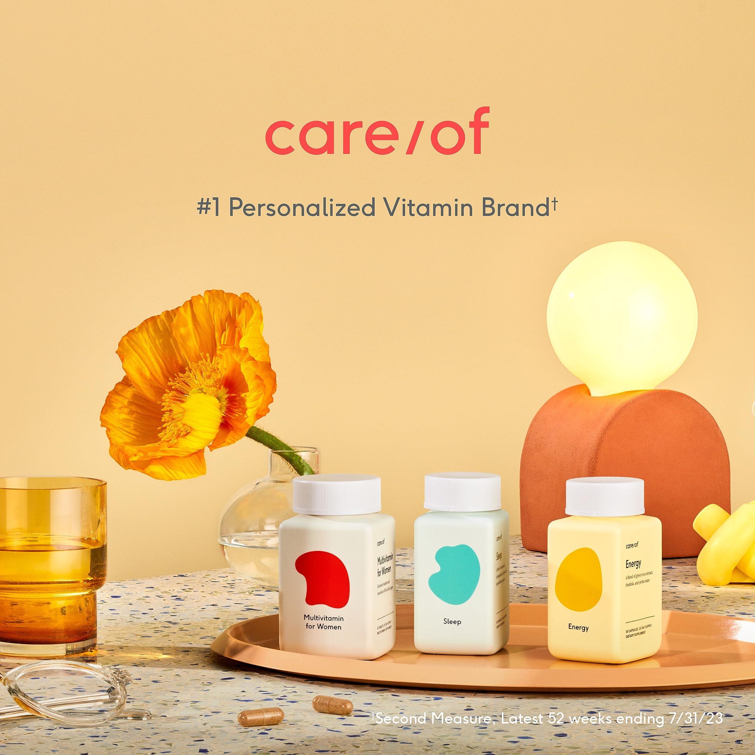 Care/of Care/of Natural Energy Supplements for Fatigue Vitamins for Energy and Tiredness for Women & Men, Energy Vitamins for Women for Healthy Energy, Energy Supplements for Women 30 Energy Pills