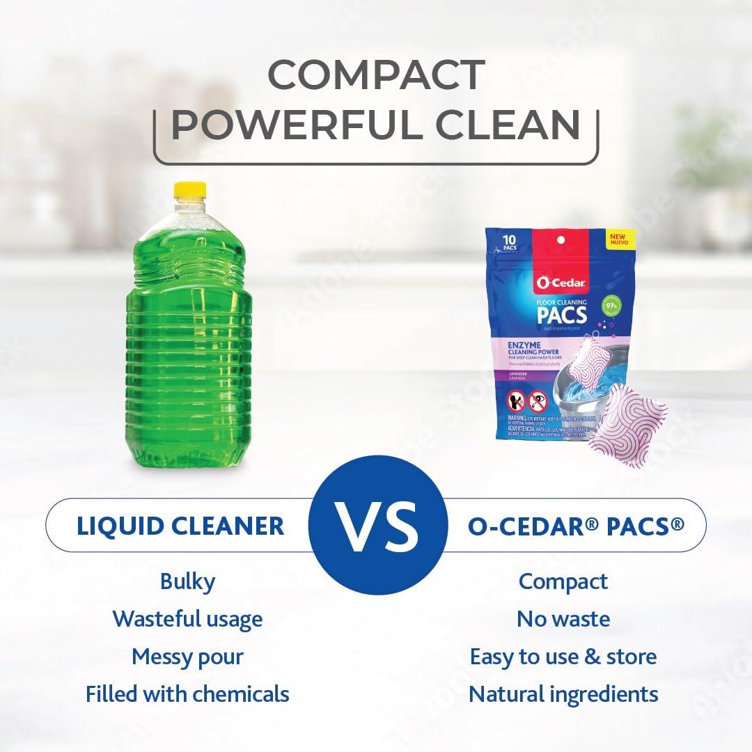 O-Cedar O-Cedar Floor Cleaning 20ct Pacs Lavender Scent 10ct (2-Packs)