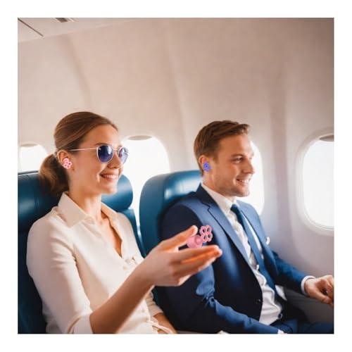 Promise Promise CloverTunes Ear Plugs for Noise Reduction,Super Soft, Reusable Hearing Protection for Concerts & Festivals, Live Events, Musicians, Sports, DJs and Nightlife,Sleep, Tinnitus Relief(Pink)