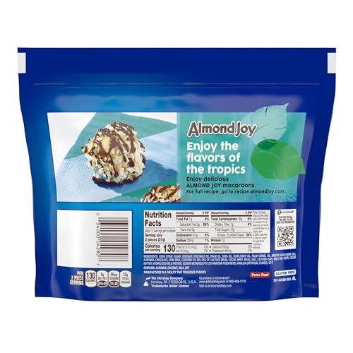 HERSHEY'S ALMOND JOY Miniatures Coconut and Almond Chocolate Candy Share Pack, 10.2 oz