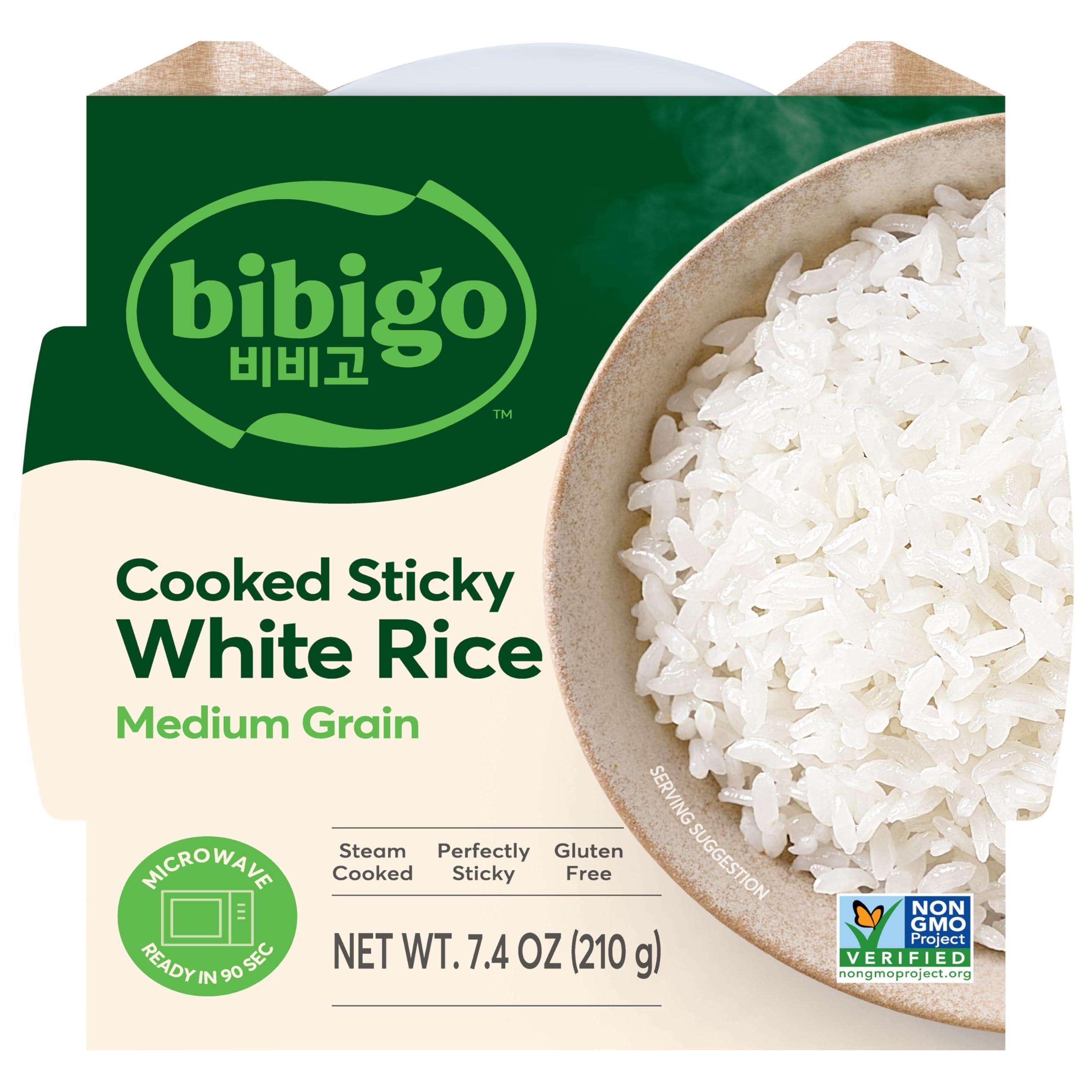 bibigo Bibigo Cooked Sticky White Rice - 6 Pack